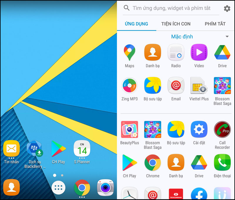 BB Launcher mang đến cho người d&ugrave;ng trải nghiệm v&ocirc; c&ugrave;ng ấn tượng với kiểu b&agrave;n ph&iacute;m v&agrave; ứng dụng lịch đặc trưng.